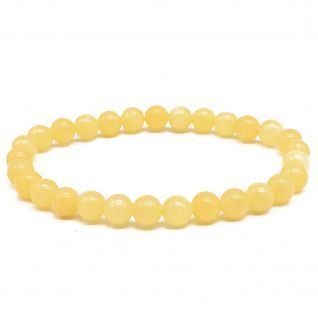 Pulsera 6mm Calcita naranja
